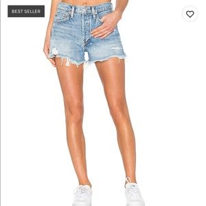 Agolde Parker Cut Off Shorts